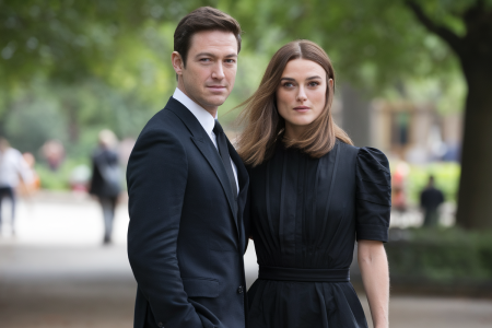 Keira Knightley et son couple inspirants par leur élégance et style
